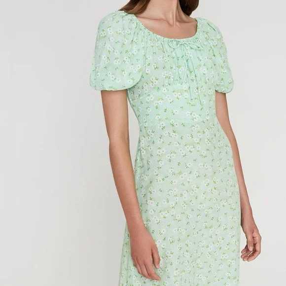 Faithfull the Brand | Dresses | Faithfull The Brand Lira Midi Dress In Merci  Floral Print Us 8large Nwt | Poshmark